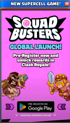 squad busters pre register bonus