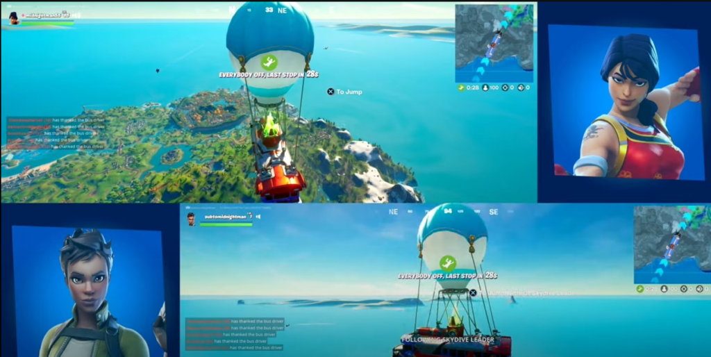 Fortnite Split Screen