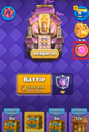 Clash royale claim rewards 