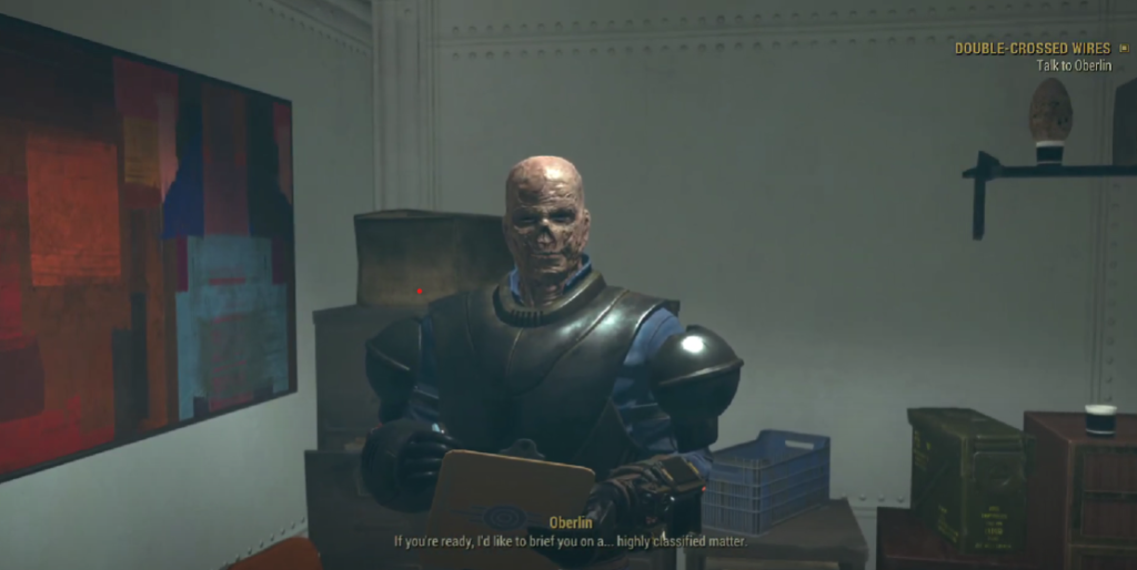 James in fallout 76 double crossed wires