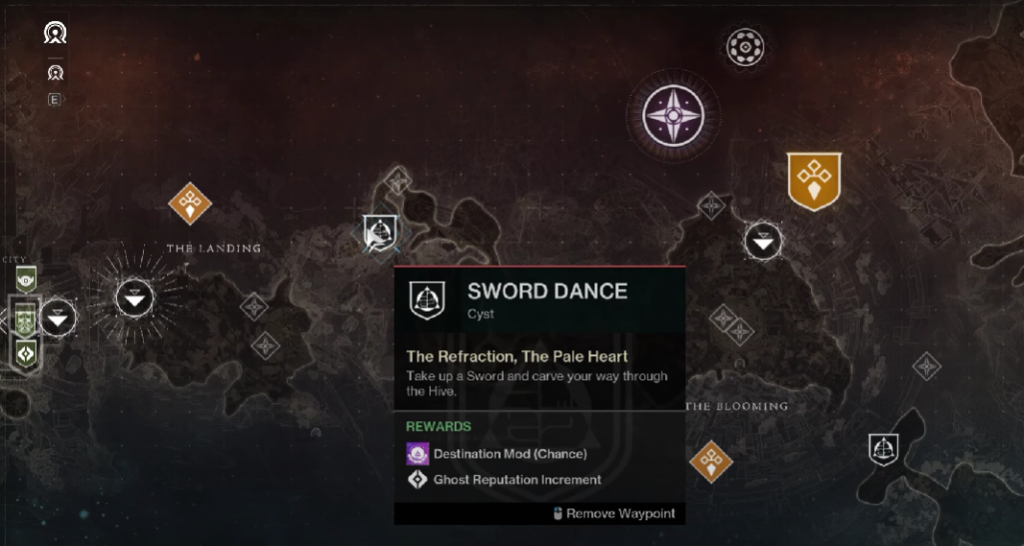 "Sword Dance" Cyst Mission In Destiny 2 To Defeat Hives Screen Plays Mag