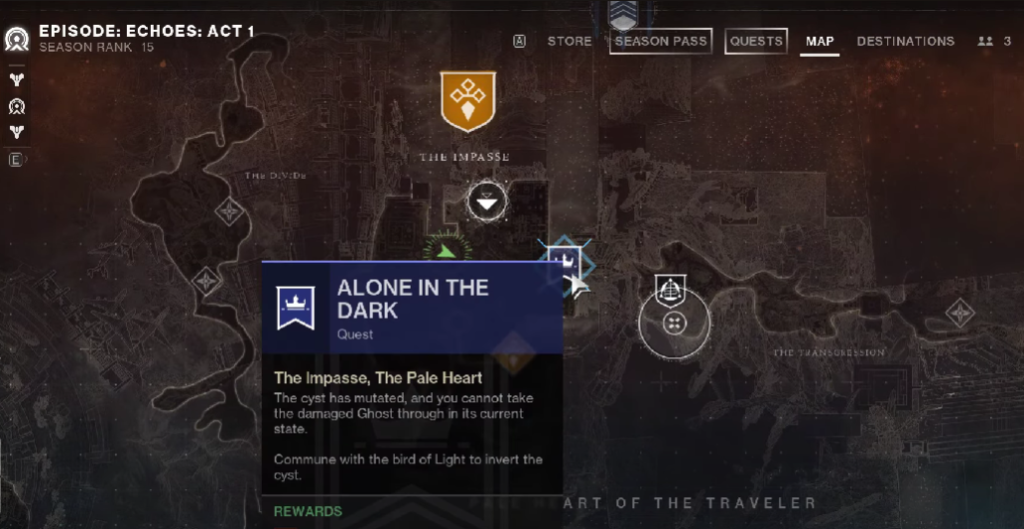 alone in the dark in destiny 2