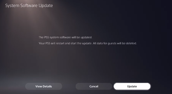 ps5 update