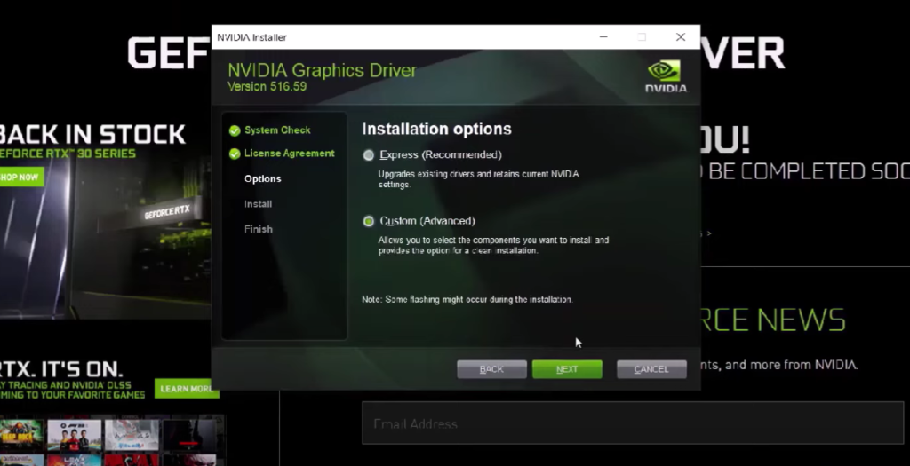 installation options 