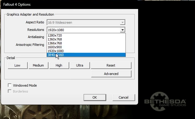 fallout 76 resolution