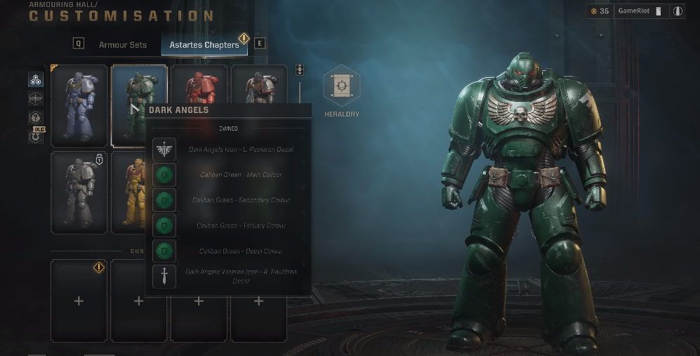 customisation chapters space marine 2