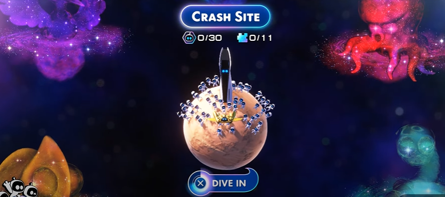 crash site astro bot