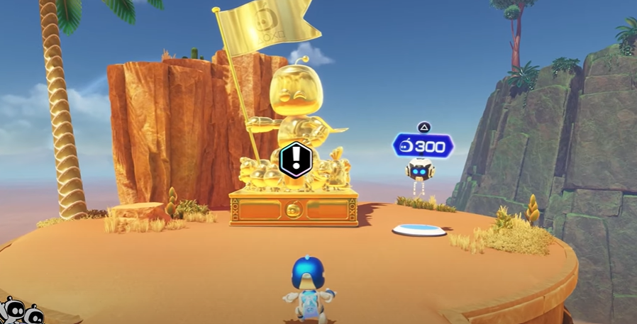 Golden bot astro bot