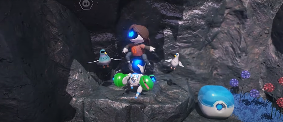 catch two wormy astro bot