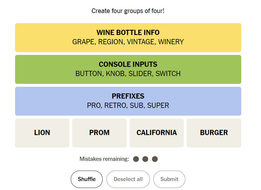 prefixes in nyt 