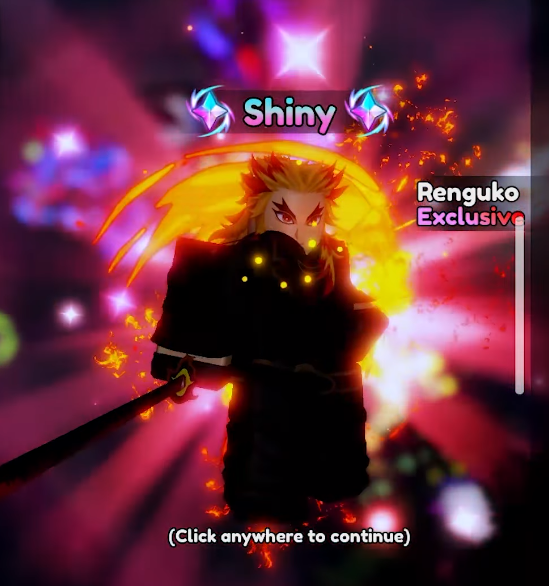 Shiny Rengoku Anime Vanguards