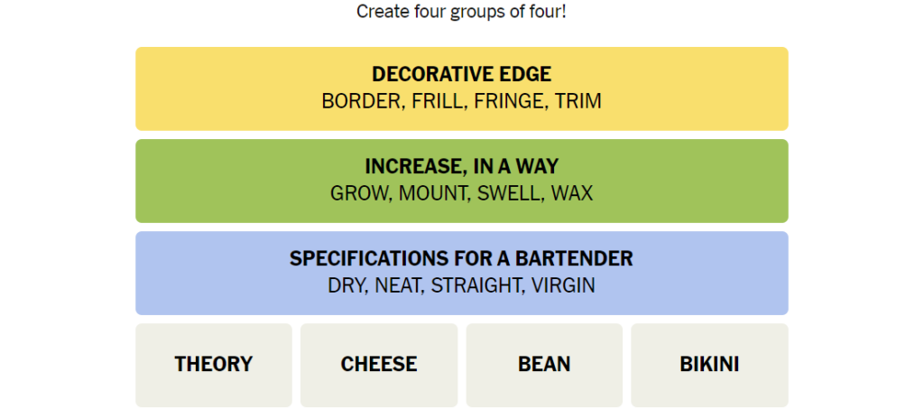 blue category relates to bartender