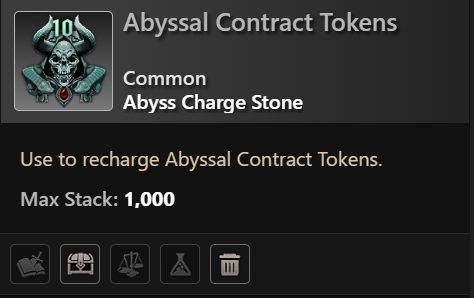 Abyssal Contract Tokens in Throne and Liberty
