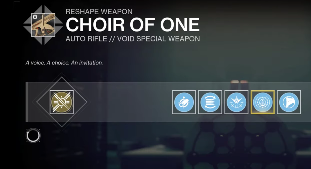 choir of one destiny 2