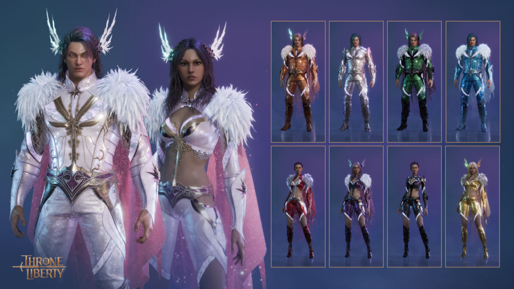 Radiant Spirit Outfit In Throne and Liberty and its customization.