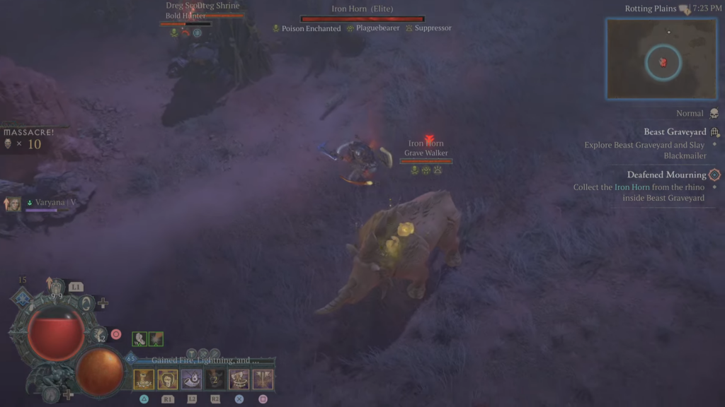 Iron Horn in Diablo 4.