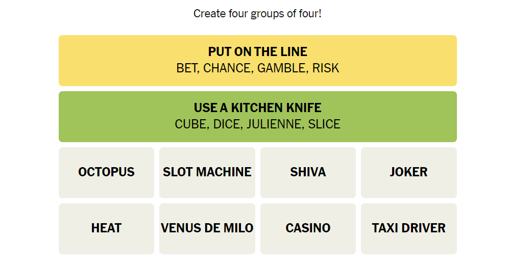 Julienne meaning nyt second group