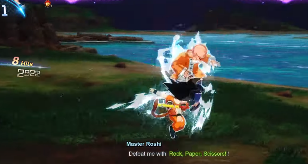 Defeat Master Roshi Sparking zero