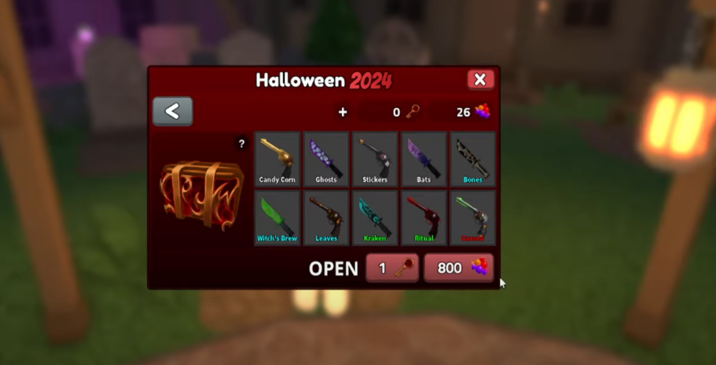 mm2 codes halloween 2024