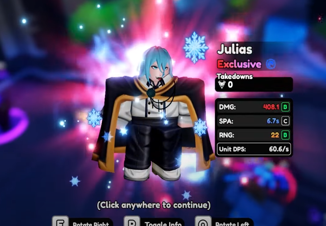 Julias in anime vanguard