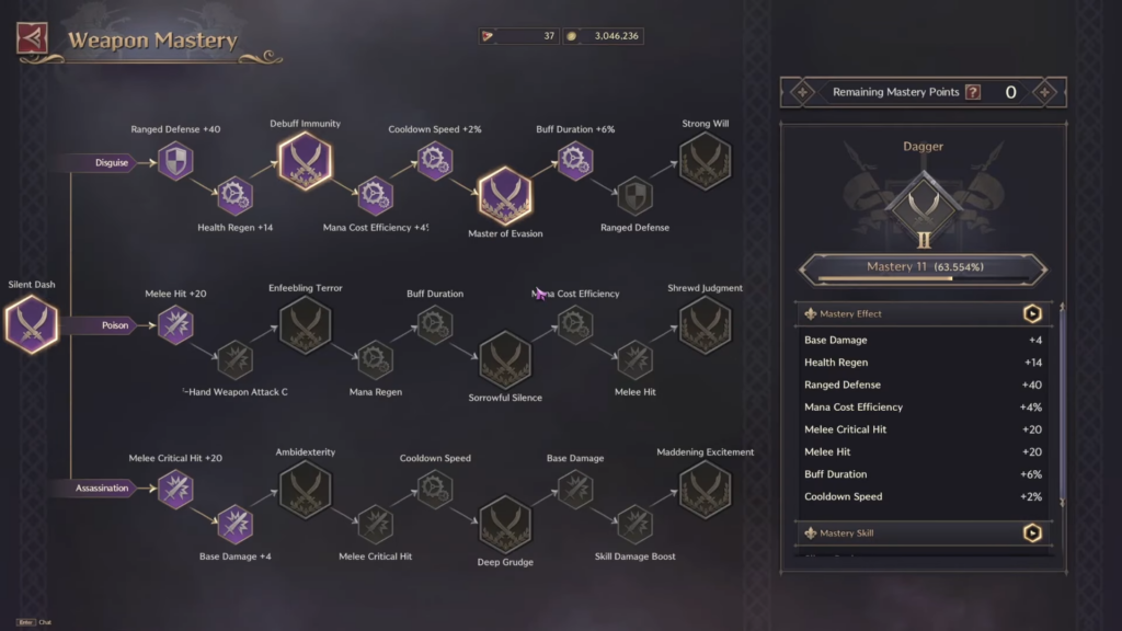 Weapon Mastery Path in Throne and Liberty