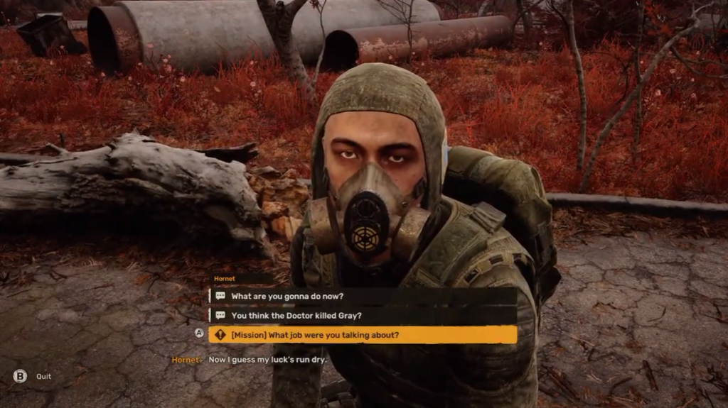 NPC Hornet in Stalker 2