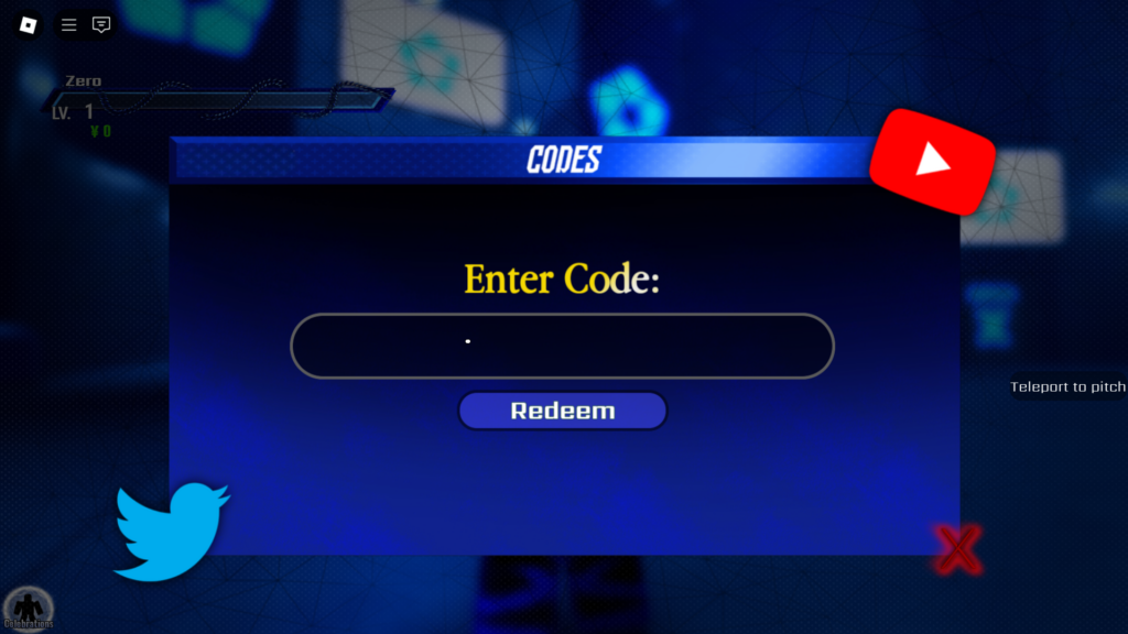 Enter the codes and press redeem to claim rewards in Egolock. 