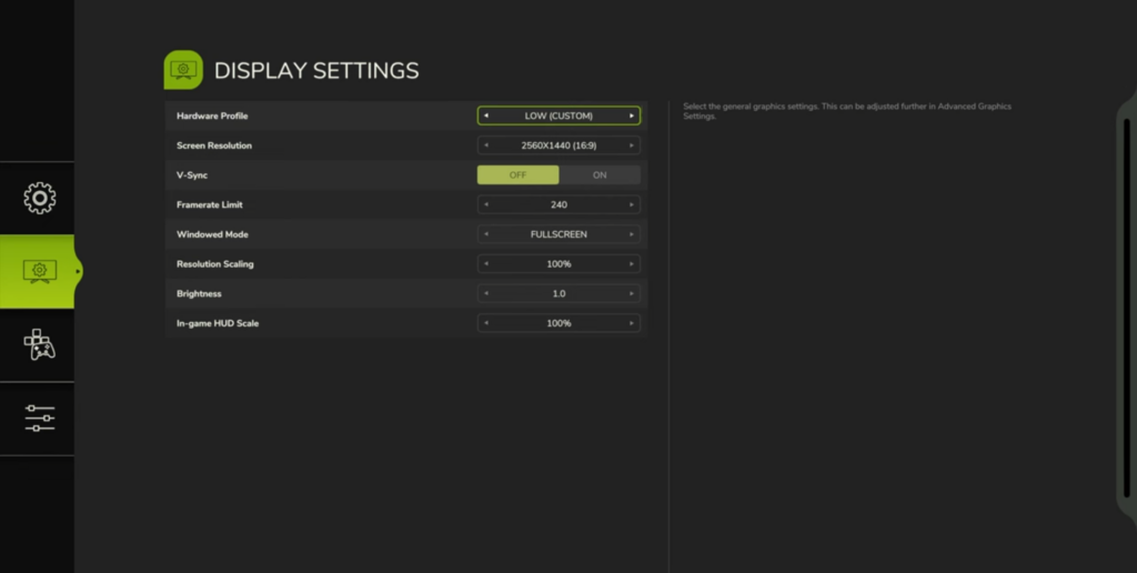 Change resolution to match your monitor's native resolution to improve FPS and performance in FS25