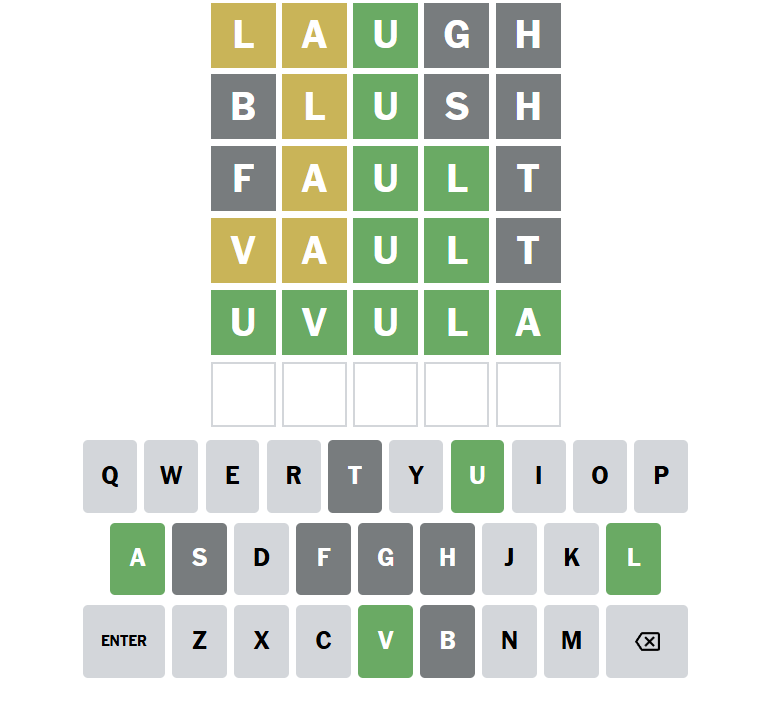 uvula in nyt wordle 