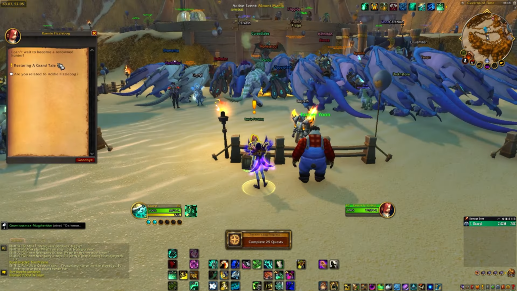 Go to Raenie to Start Restoring A Grand Tale In WoW.