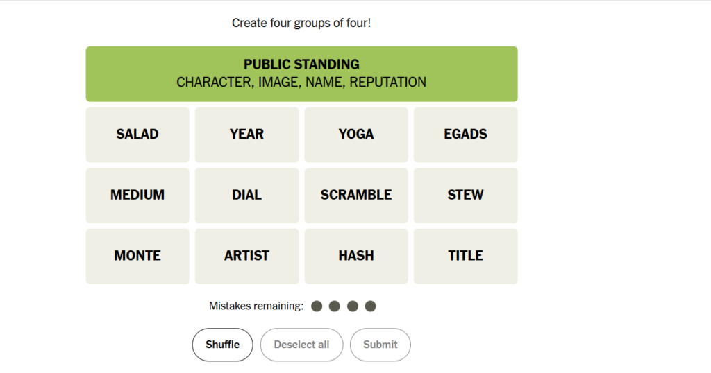 Public standing group 