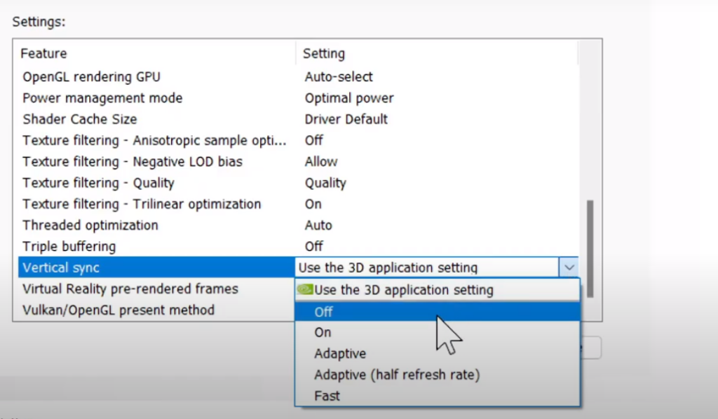 V-Sync settings for Path Of Exile 2