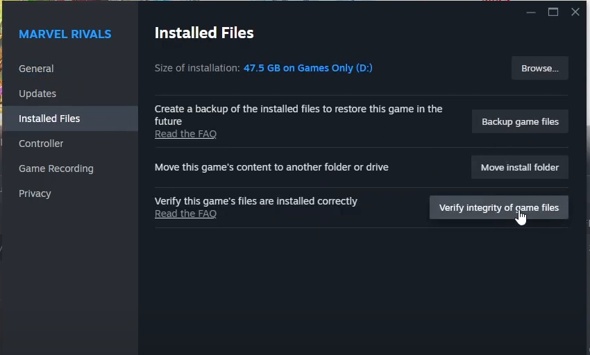 file integrity marvel rivals