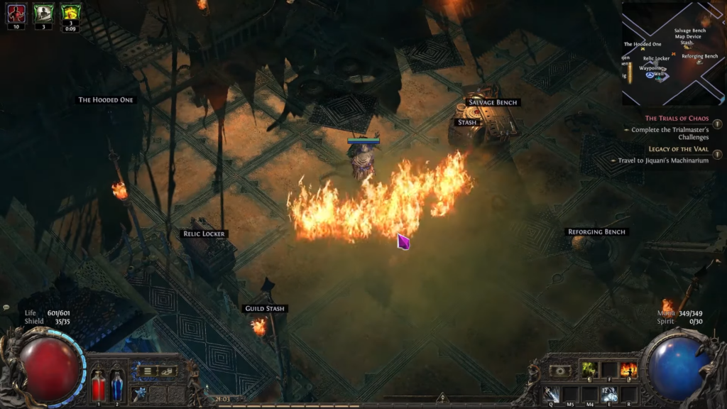 Equip Flame Wall and Gas Arrow Skill Gems to build the perfect Deadeye in PoE 2 . 