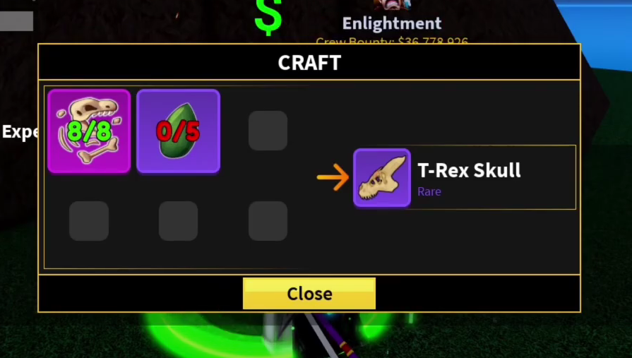 craft roblox blox fruits