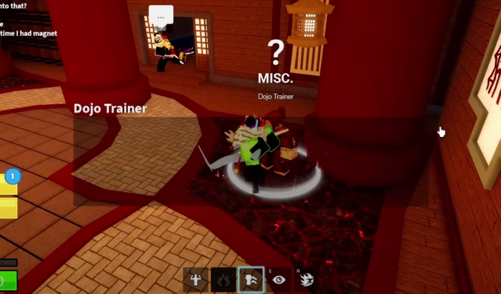 dojo trainer blox fruits