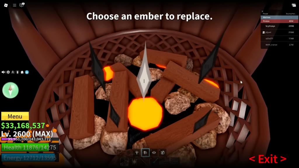 Pick an ember to unlock V4 of Draco Race in Blox Fruits. 