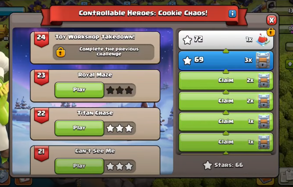 Cookie chaos coc levels