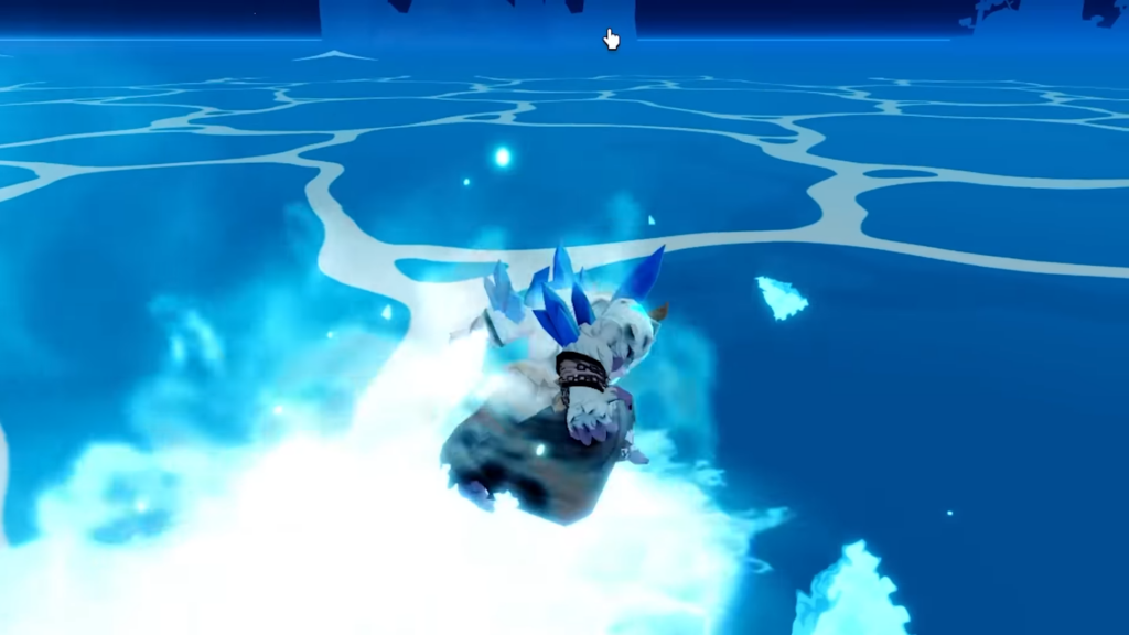 Yeti transformation can walk on the water in Blox Fruits