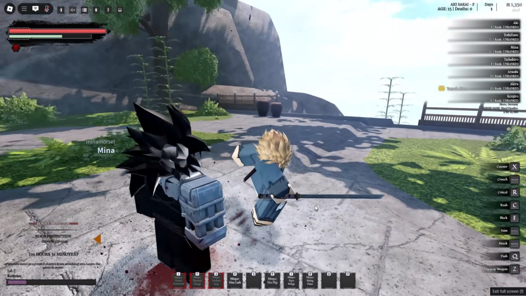 Defeat enemies in Roblox Ninja using skills, Taos, and Weapons. 