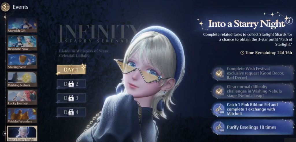 infinity nikki new event