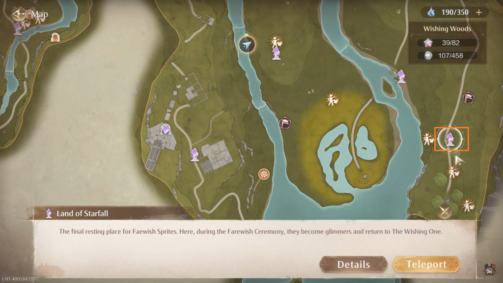 infinity nikki location