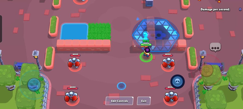 Use Meeple's Super to shoot through walls in Brawl Stars.