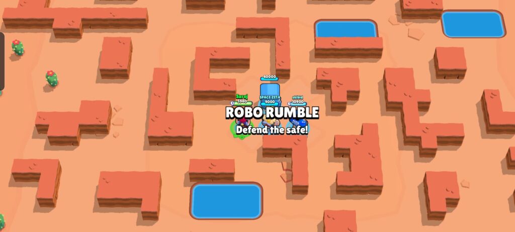 Brawl Stars Robo Rumble gameplay.