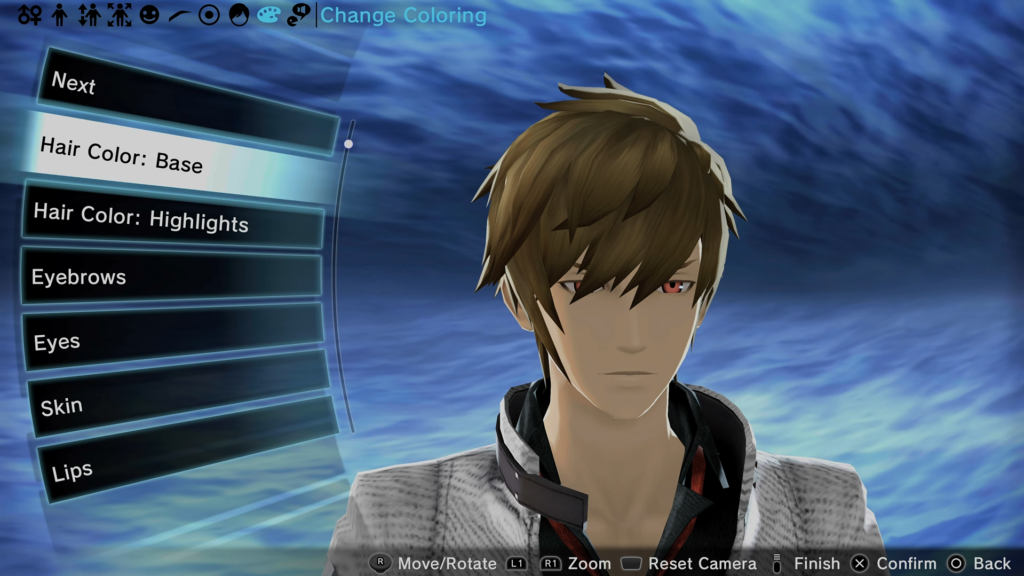 You can add highlights to your hair in Freedom Wars Remastered.