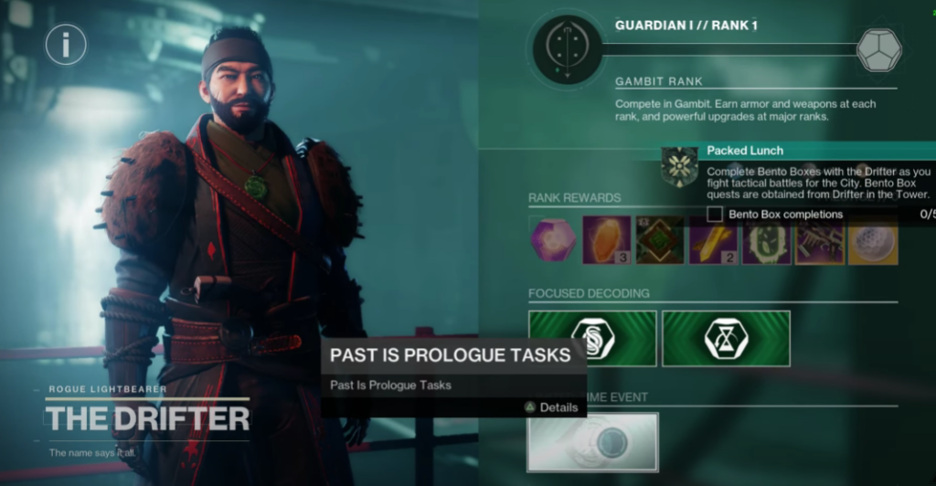 the drifter in destiny 2