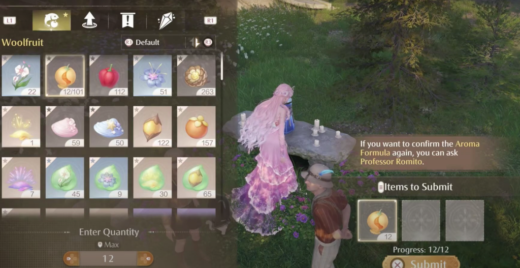 infinity nikki vial recipe