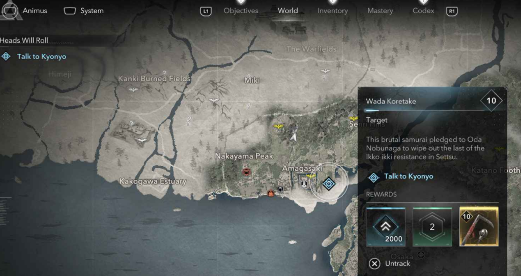 start the mission