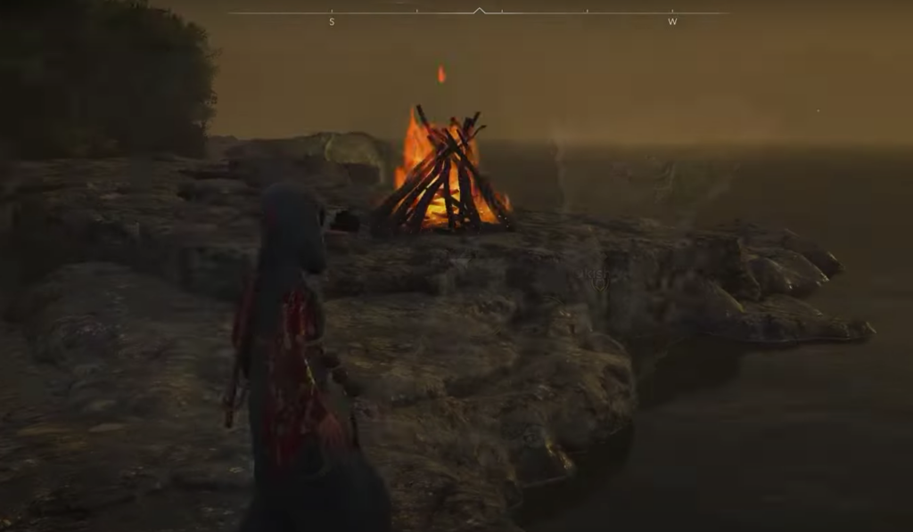 campfire in ac shadows