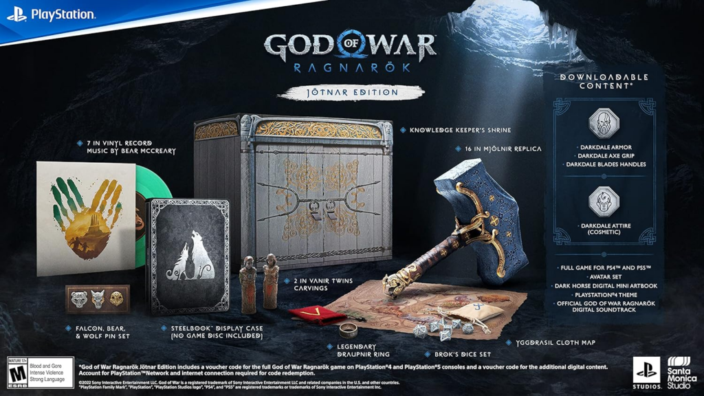 god of war ragnarok jotnar edition